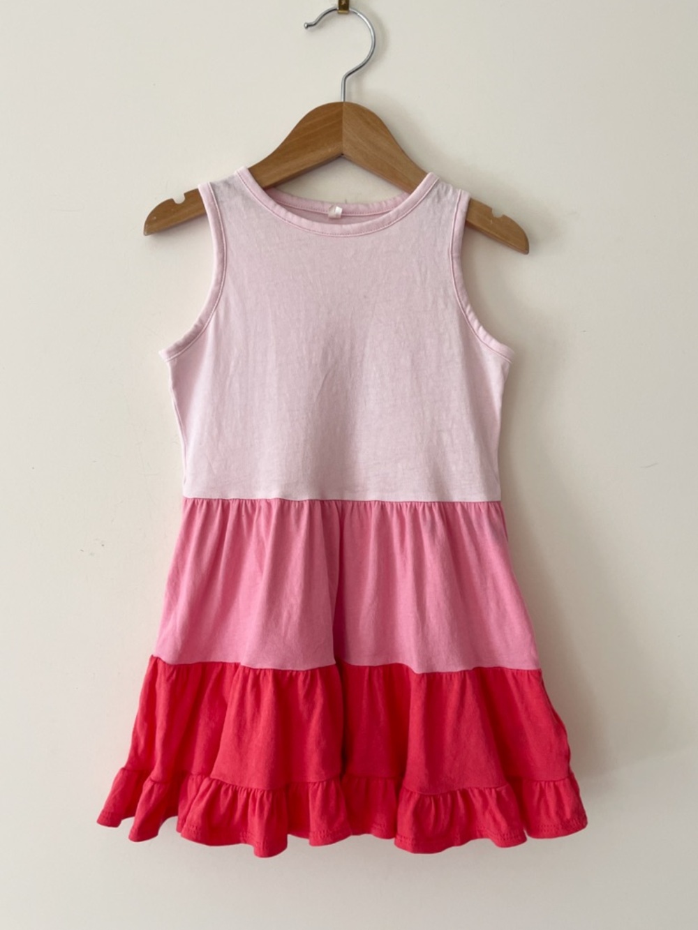 CREWCUTS EUC Pink Ombré Tiered Summer Dress